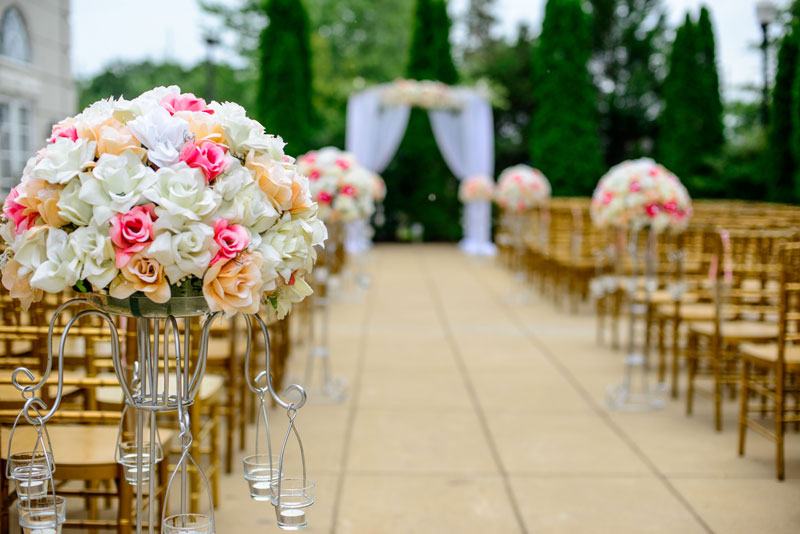 A small garden wedding