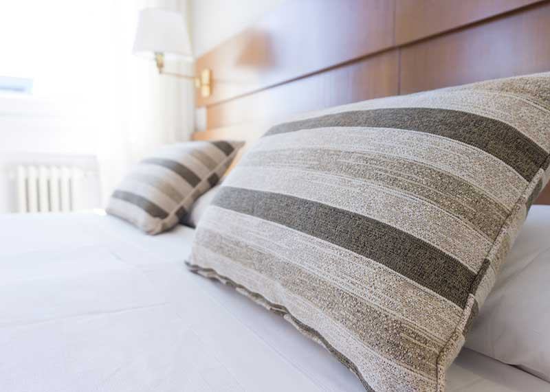 Pressed cotton pillows
